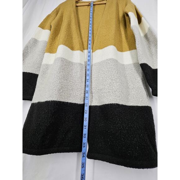 LOVE BY DESIGN WOMEN'S STRIPED KNIT SWEATER – SIZE MEDIUM – COZY & CHIC - Picture 5 of 8